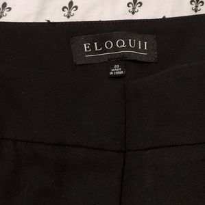Eloquii Pants - Eloquii Button Straight Leg Pants Nautical Eloquii Pants - Eloquii Button Straight Leg Pants Nautical